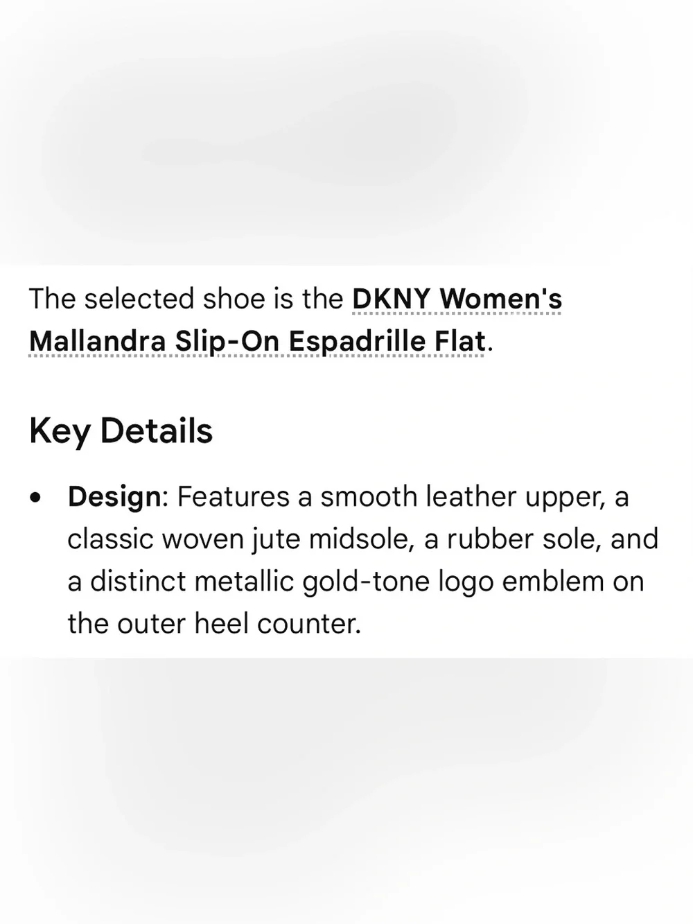 DKNY Mallandra Slip On Espadrille Flat (NWOT)